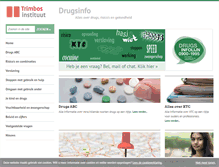Tablet Screenshot of drugsinfo.nl
